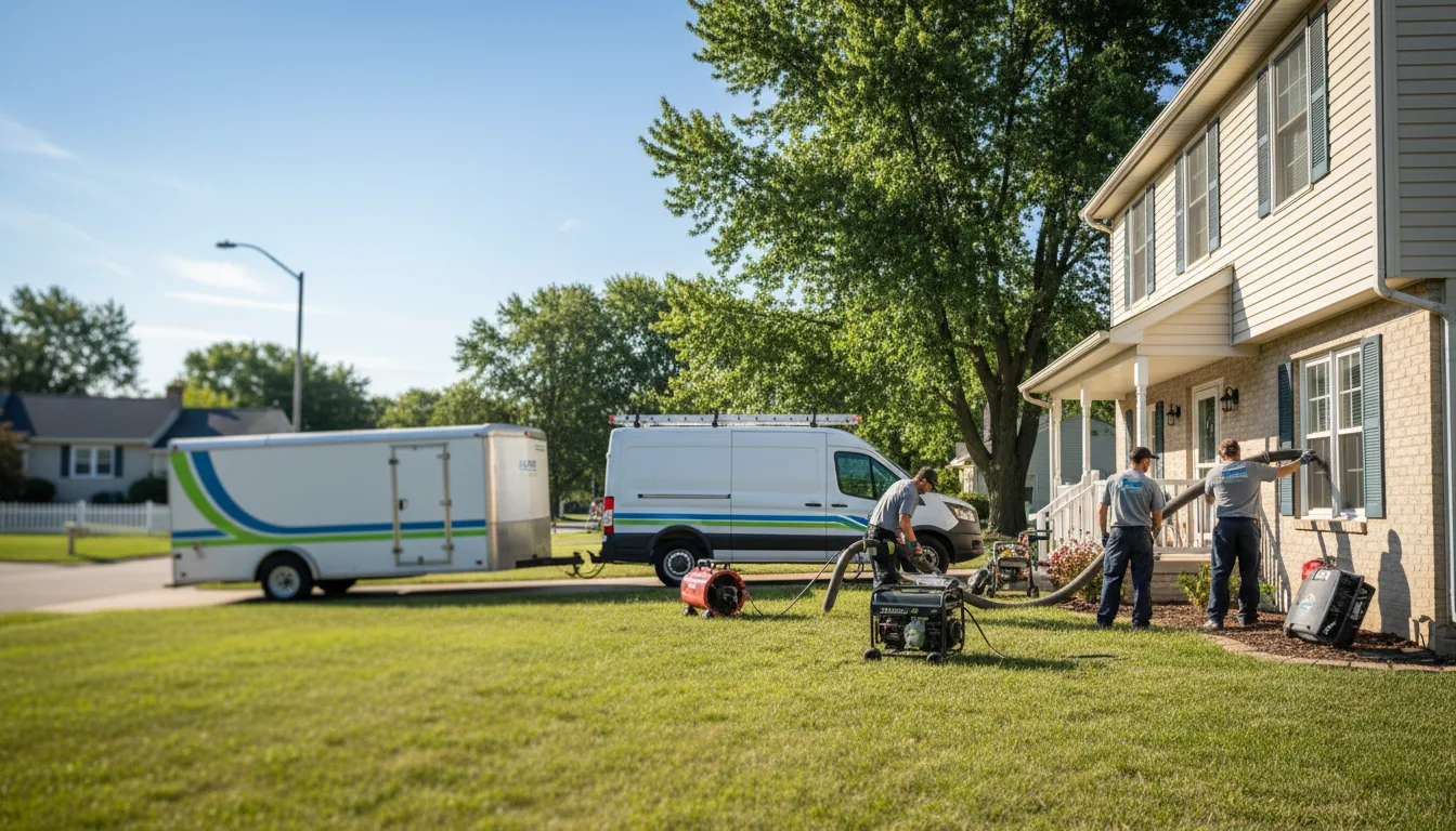Flooded Basement Restoration And Cleanup With Repair in Wahpeton, ND near me